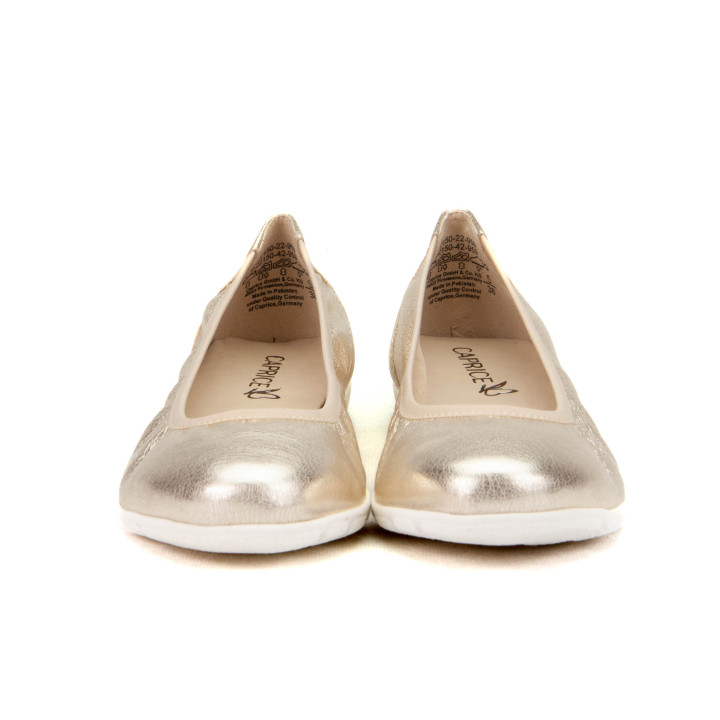Baleriny Caprice 9-22150-42 959 Platin metal