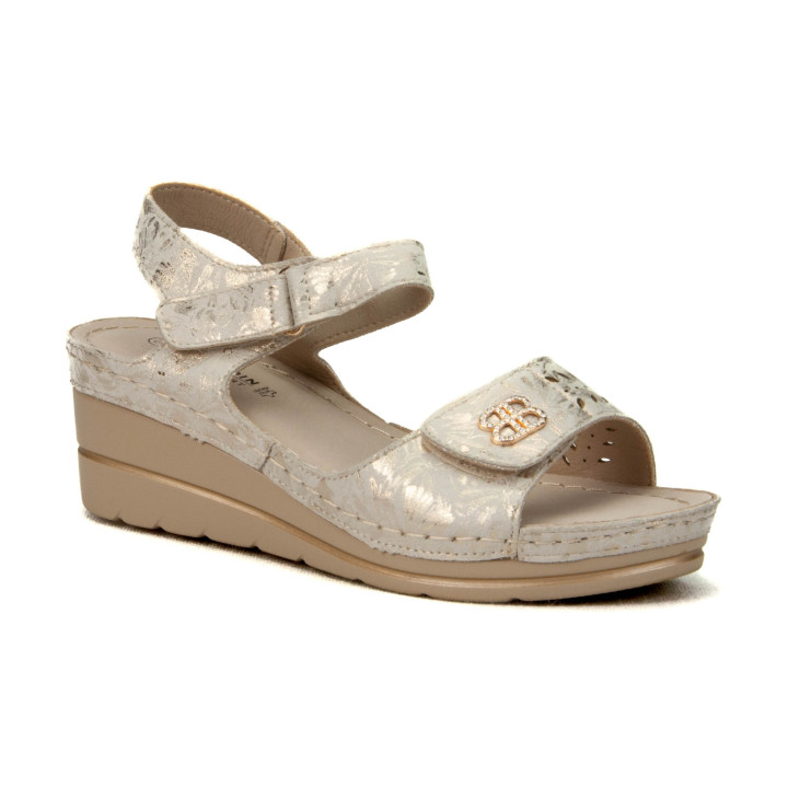 Sandały Goodin GD-FL1246 L.Beige
