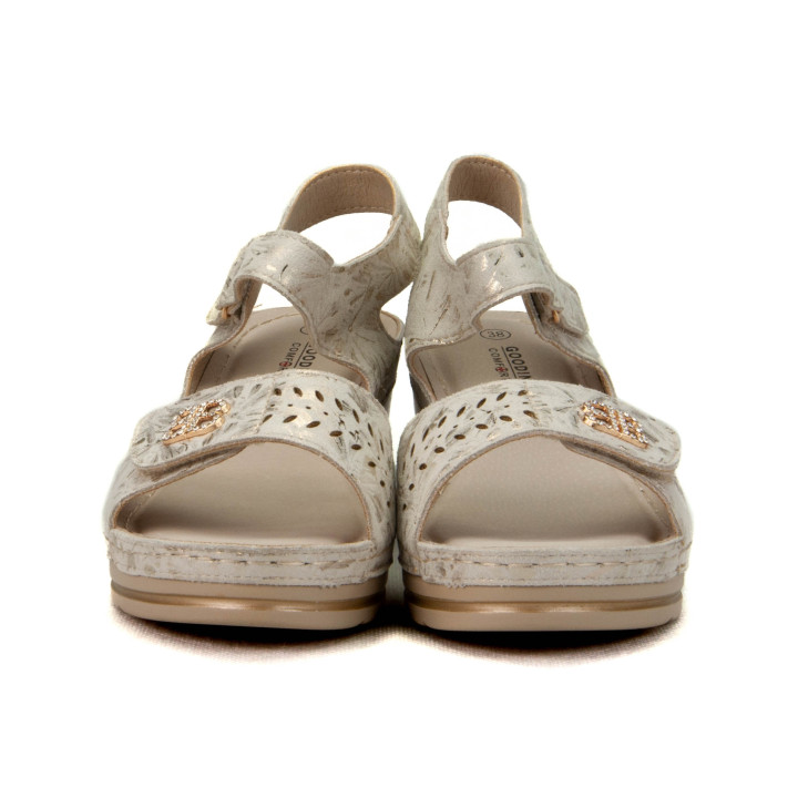 Sandały Goodin GD-FL1246 L.Beige