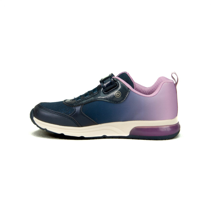 Półbuty Geox J458VA 0ANAJ CF48Q NAVY/LAVENDER