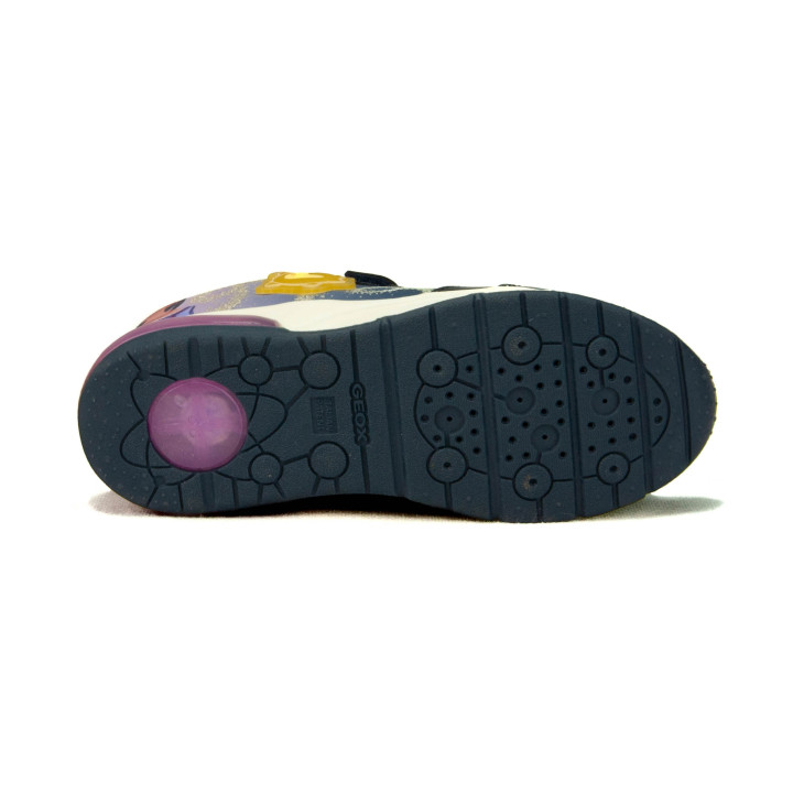 Półbuty Geox J458VA 0ANAJ CF48Q NAVY/LAVENDER