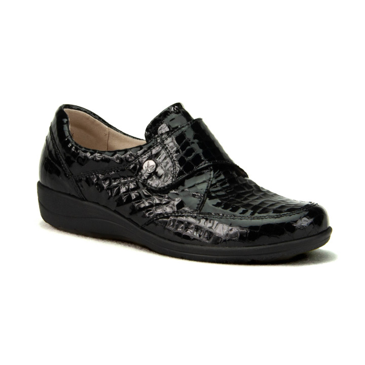 Półbuty Caprice 9-24656-43 014 M2465643 BLACK CROCO