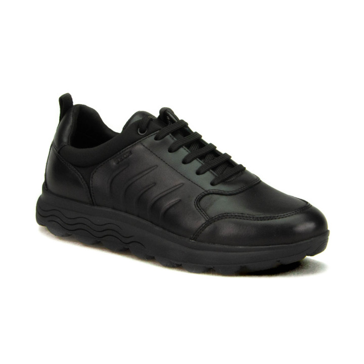 Półbuty Geox U46BYB 00043 C9999 Black U SPHERICA B - SMO.LEA