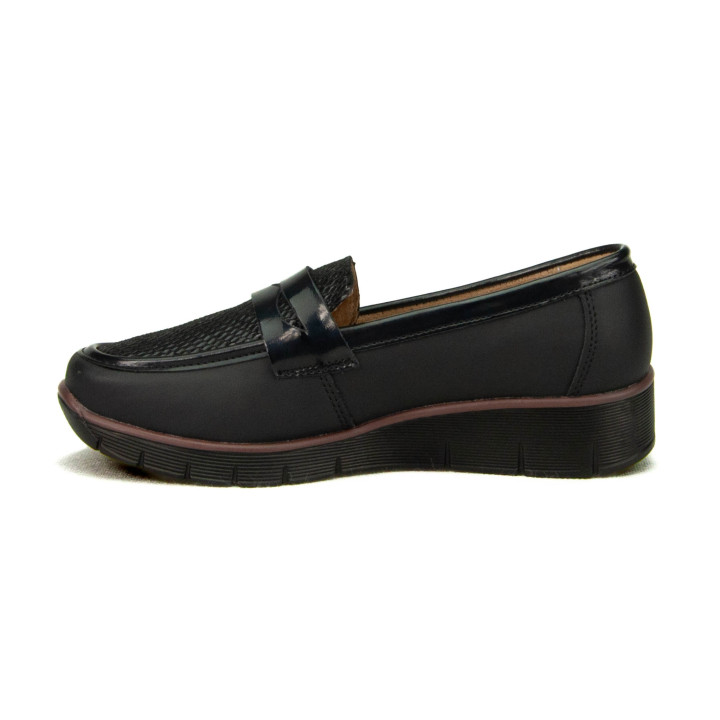 Półbuty Filippo DP6455/24 BK Czarny