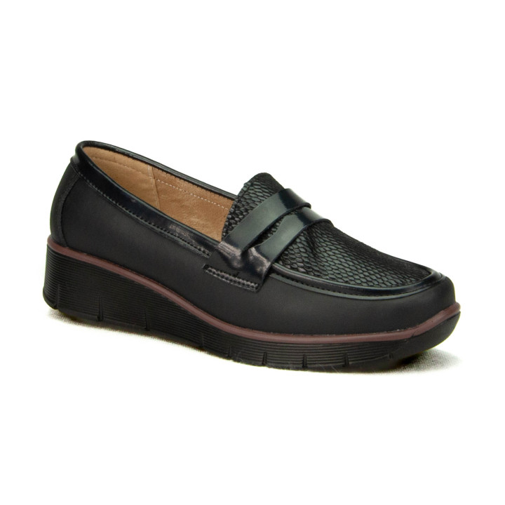 Półbuty Filippo DP6455/24 BK Czarny