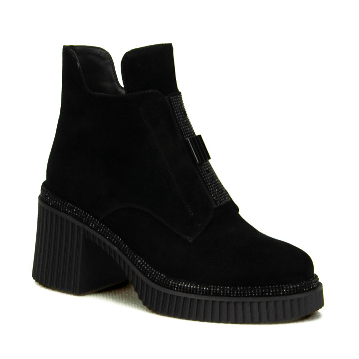 Botki Loretta Vitale C2439102 Black Suede