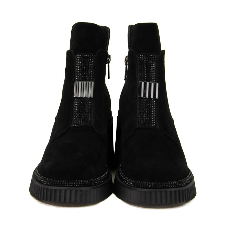 Botki Loretta Vitale C2439102 Black Suede