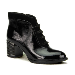 Botki Loretta Vitale M226 C3891 Black Patent
