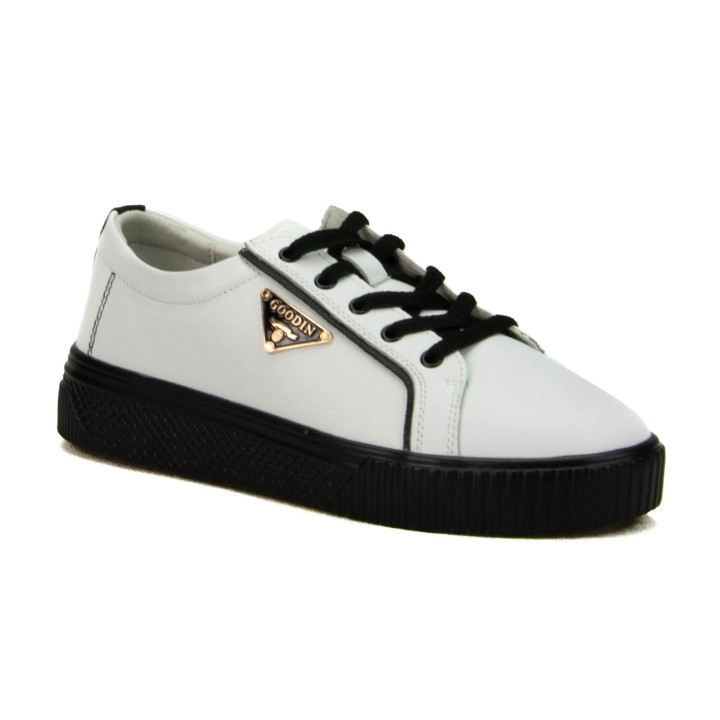 Półbuty Goodin GD-FT-114 White/Black