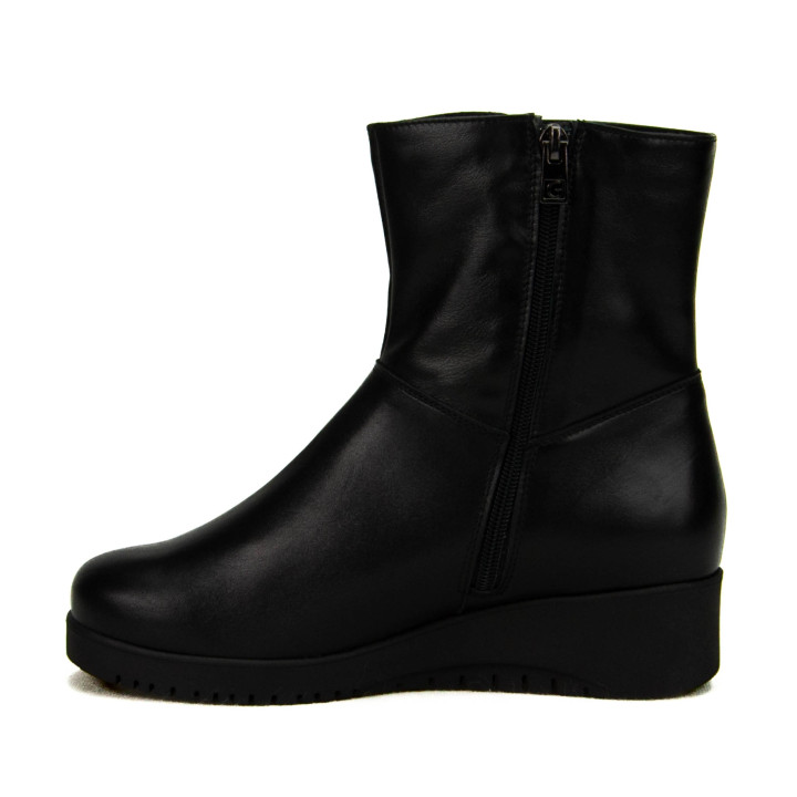 Botki Galant 711 Czarny B Bordo