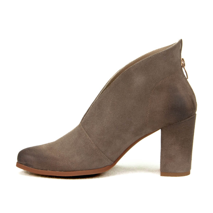 Botki Exquisite 1231 Almond.Welur