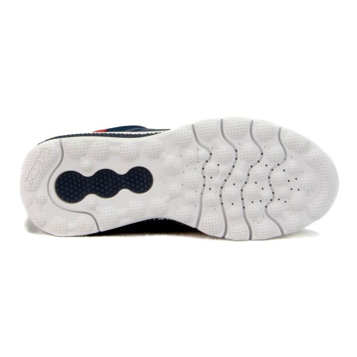 Półbuty Geox J ACTIVART B - ELAS+TRANSF.TPU J46LTB 0159J C0735 Navy/Red