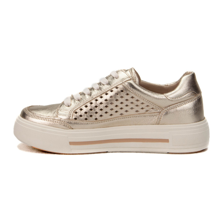 Półbuty Caprice 9-23719-44 959 M2371944 Platin Metal