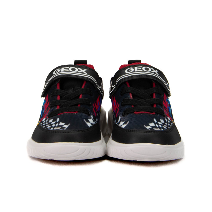 Półbuty Geox G WROOM B. D - PR.MESH+PR.DBK J55GAD 02ACE C0048 Black/Red
