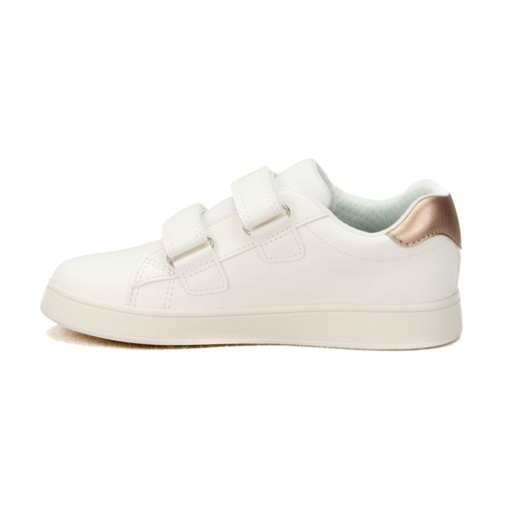 Półbuty Geox J ECLYPER A - SYNT.LEA J45LRA 000BC C1ZH8 White/Rose gold