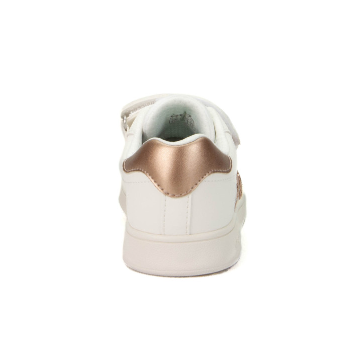 Półbuty Geox J ECLYPER A - SYNT.LEA J45LRA 000BC C1ZH8 White/Rose gold
