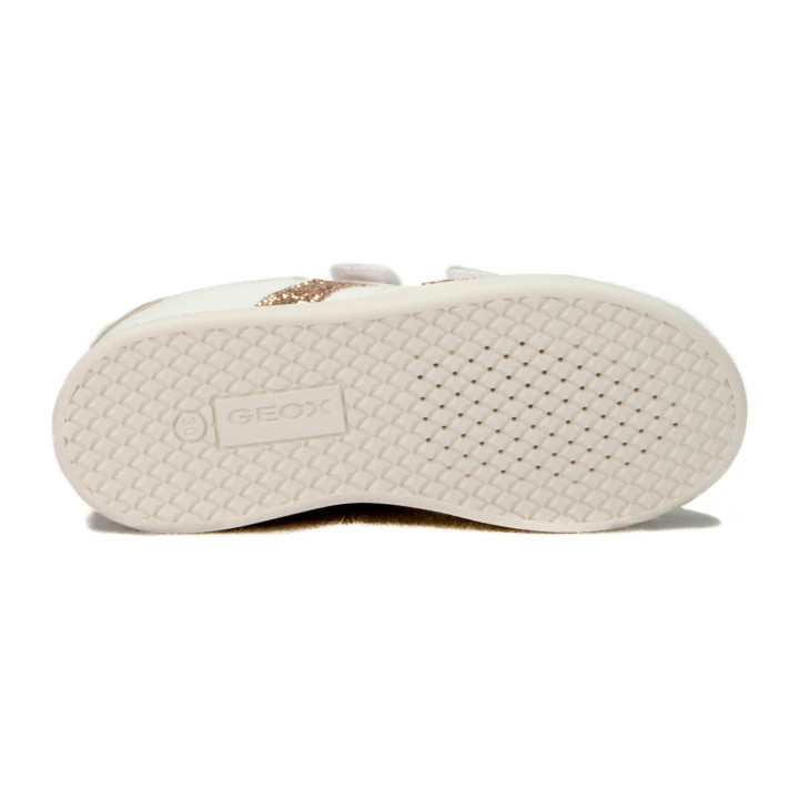Półbuty Geox J ECLYPER A - SYNT.LEA J45LRA 000BC C1ZH8 White/Rose gold