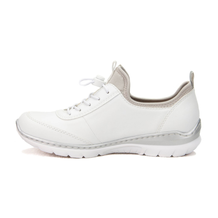 Półbuty Rieker L3259-80 White