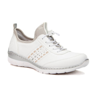 Półbuty Rieker L3259-80 White
