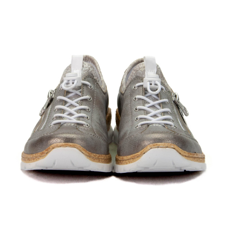Półbuty Rieker N4263-40 Grey
