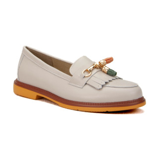 Półbuty S.Barski LR51-768 Beige/Orange