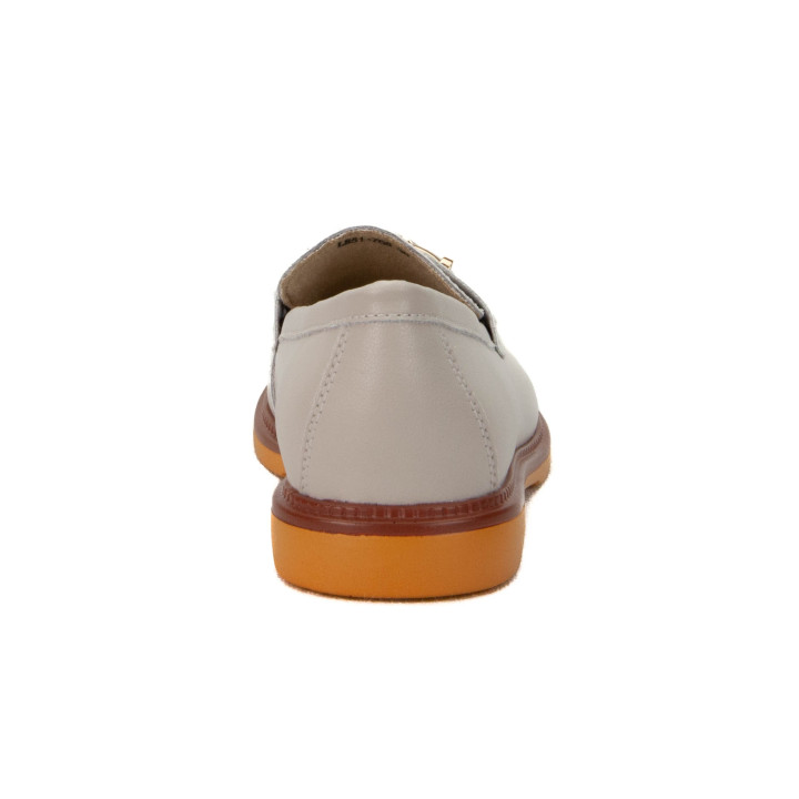Półbuty S.Barski LR51-768 Beige/Orange