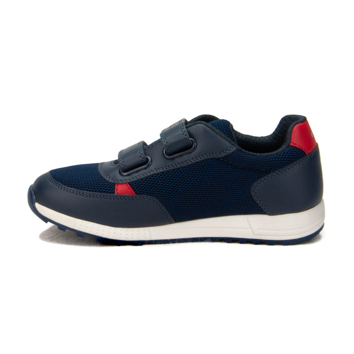 Półbuty Geox J ALBEN B. C - MESH+GEOBUCK J459EC 01454 C0735 Navy/Red