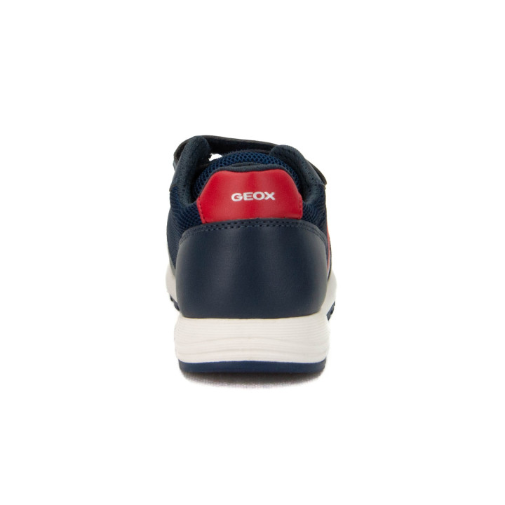 Półbuty Geox J ALBEN B. C - MESH+GEOBUCK J459EC 01454 C0735 Navy/Red
