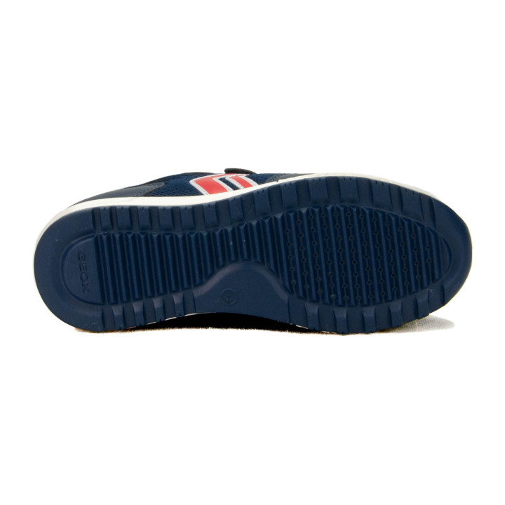 Półbuty Geox J ALBEN B. C - MESH+GEOBUCK J459EC 01454 C0735 Navy/Red