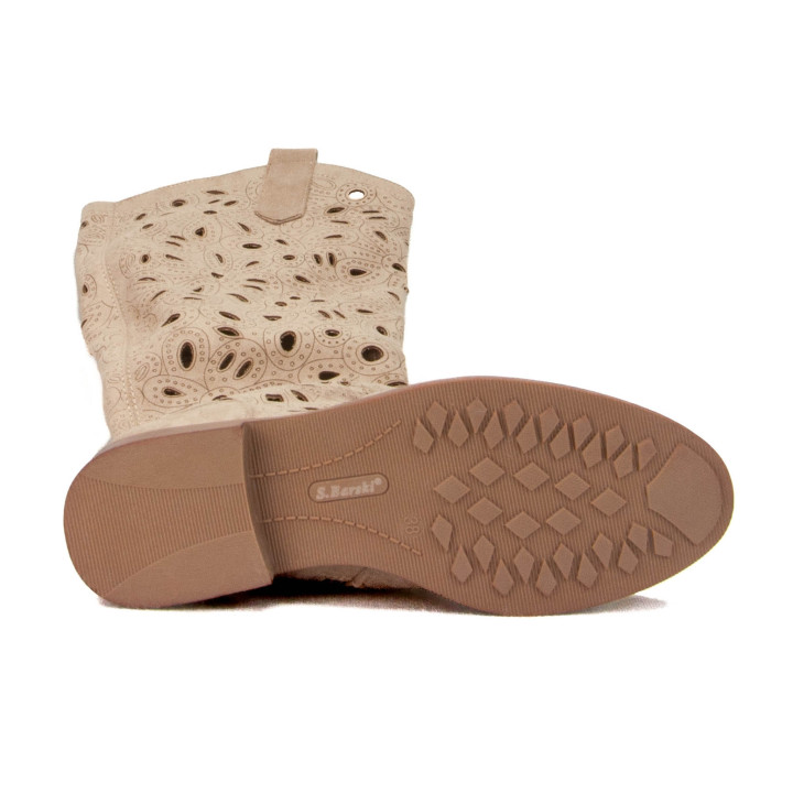 Botki S.Barski HY51-176 Beige