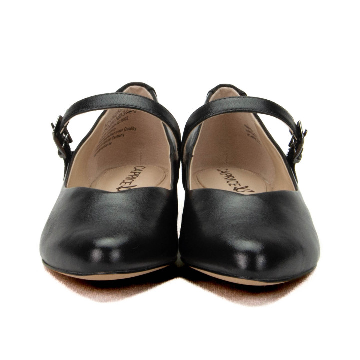 Baleriny Caprice 9-22112-44 022 M2211244 Black Nappa