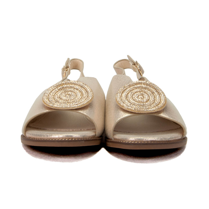 Sandały Goodin GD-FL888 L.Gold