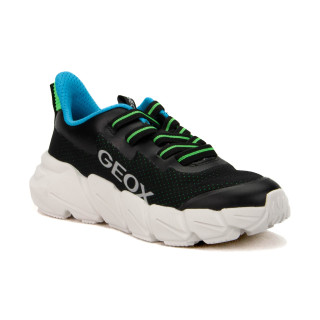 Półbuty Geox J FLEXYPER FAST A - MESH+TPU J46N1A 0149J C9997 Black 32-35