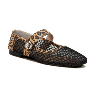 Baleriny Venezia L075MTBBOBA033 Czarny