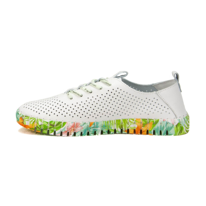Półbuty Artiker 52C1381 White-Green