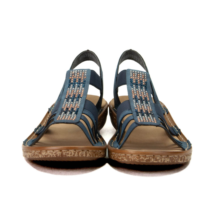 Sandały Rieker 628G7-14 Blue