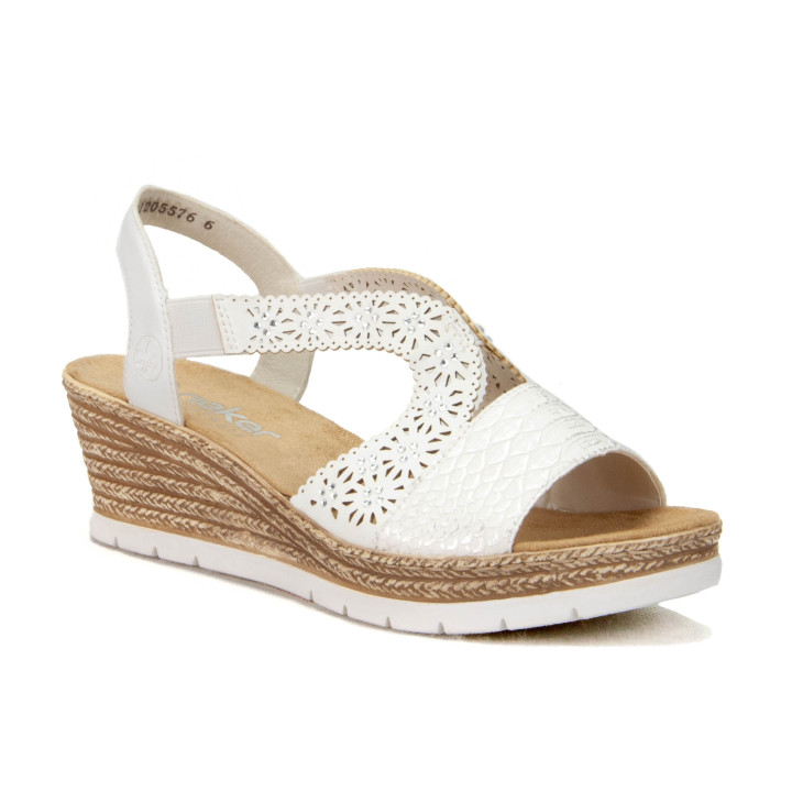 Sandały Rieker 61916-80 868 White