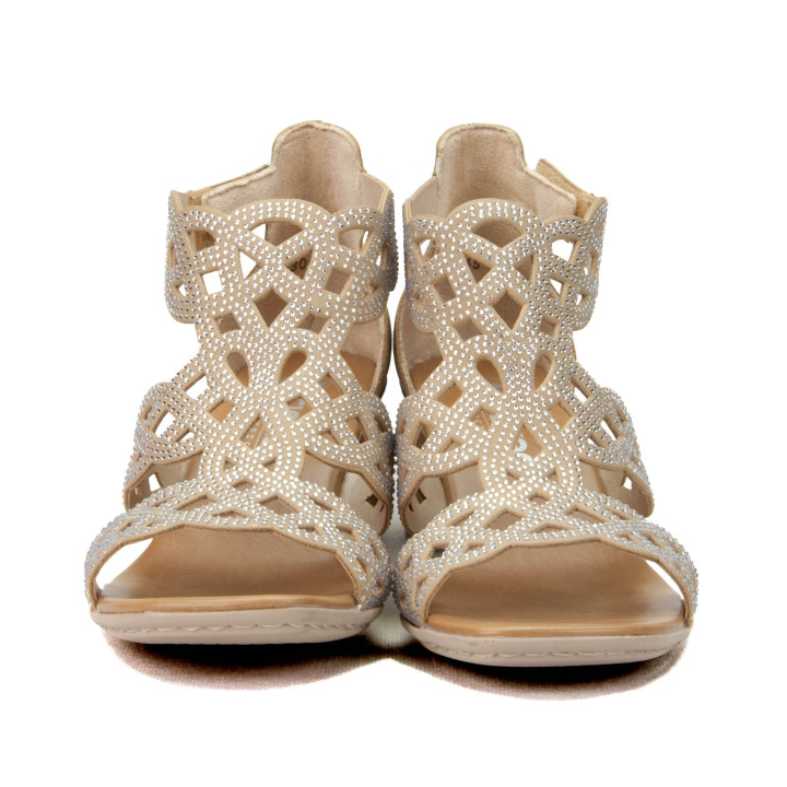 Sandały Rieker 64773-61 524 Beige