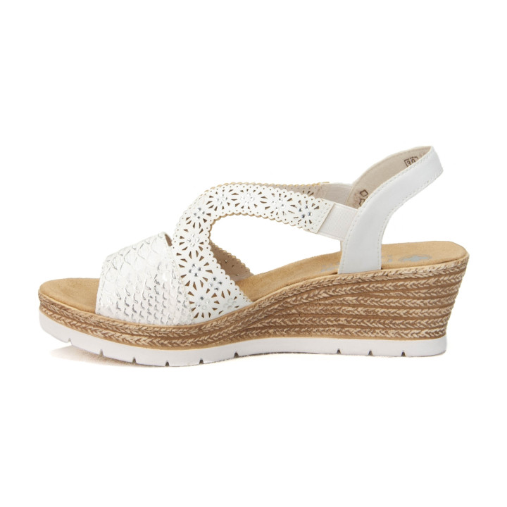 Sandały Rieker 61916-80 White