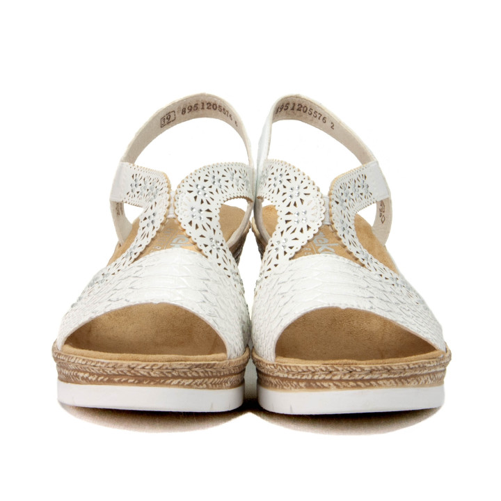 Sandały Rieker 61916-80 868 White
