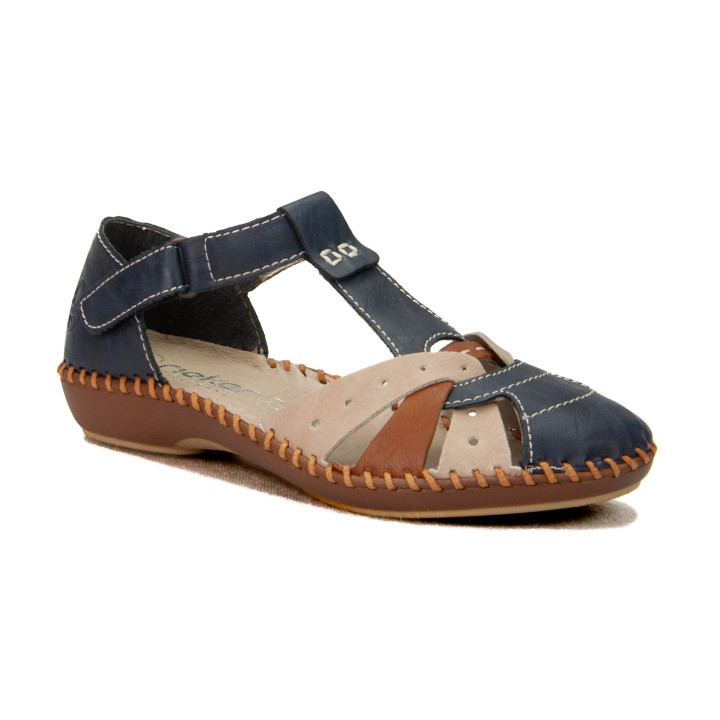 Sandały Rieker M1655-14 Blue Combination