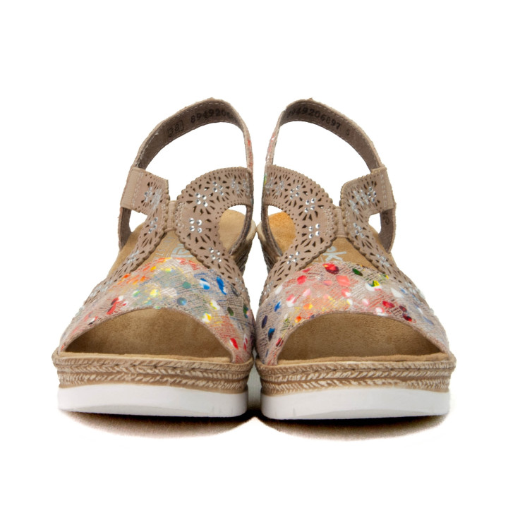 Sandały Rieker 61916-90 Multi