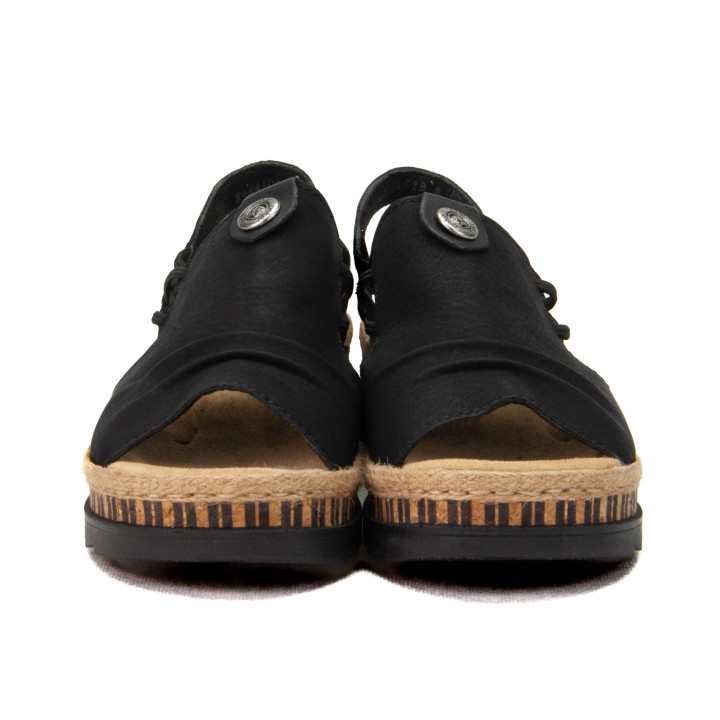 Sandały Rieker V7972-00 Black