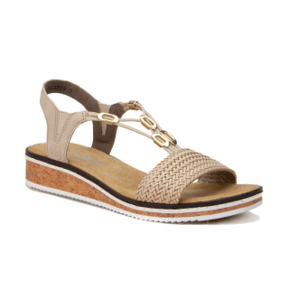 Sandały Rieker V3662-62 197 Beige