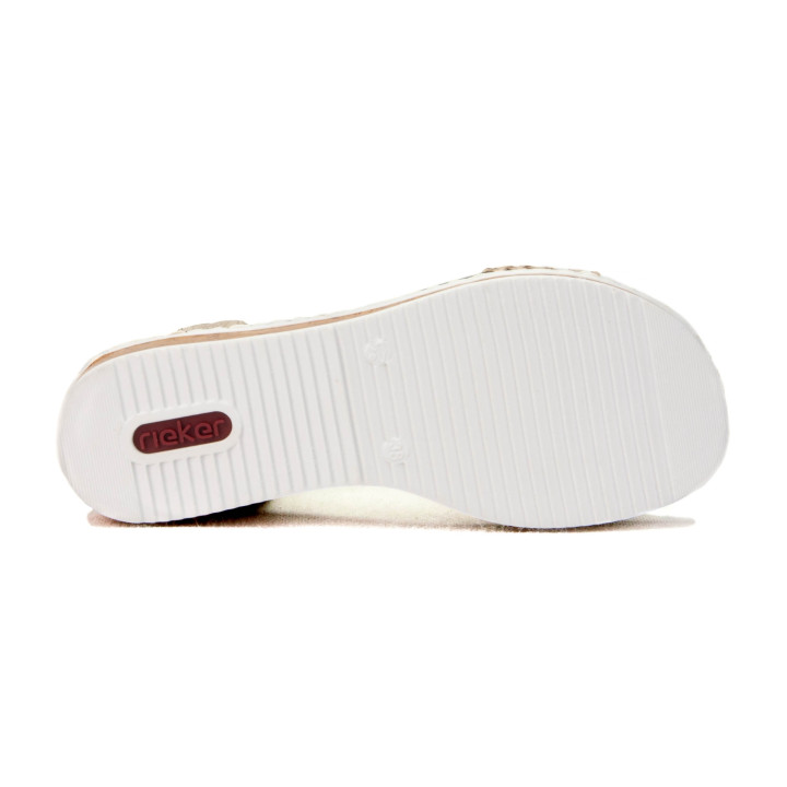 Sandały Rieker V3662-62 197 Beige
