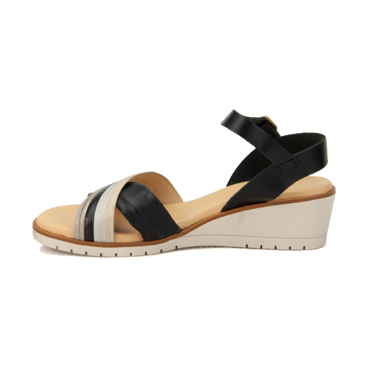 Sandały Loretta Vitale 867 Tub Negro.Grises/Vaq Negro
