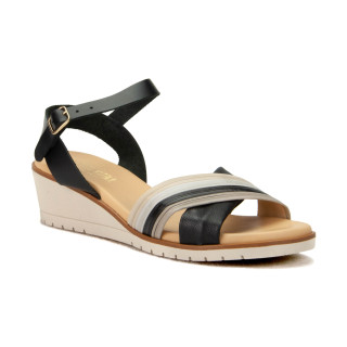Sandały Loretta Vitale 867 Tub Negro.Grises/Vaq Negro