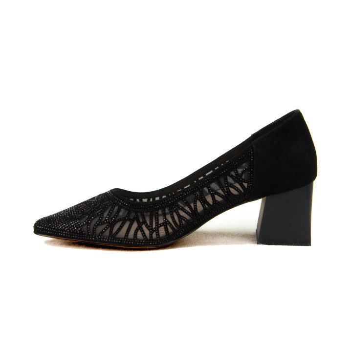 Czółenka Epica K3K360018B 01 - I P003 Black Goat Suede
