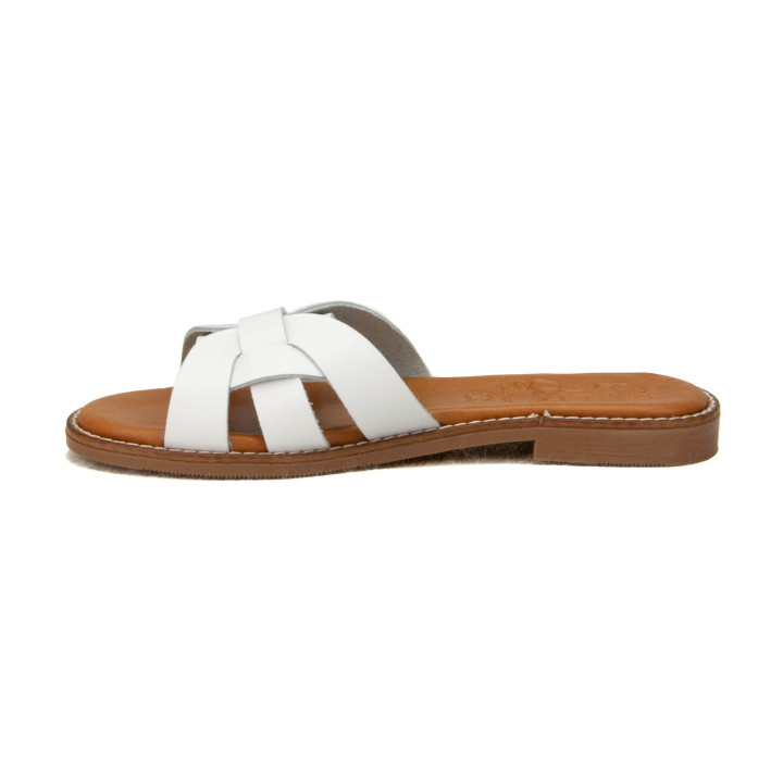 Klapki Oh! My Sandals 5570 Blanco