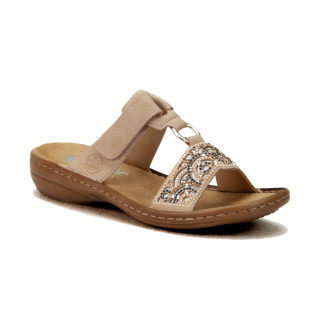 Klapki Rieker 608K2-31 Pink